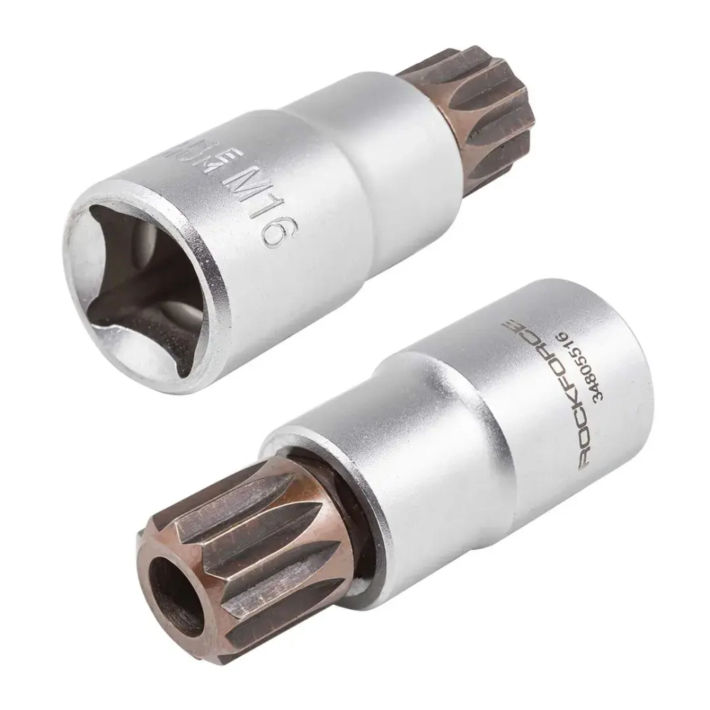 Головка-бита SPLINE 12-лучевая M16 1/2''(L-55мм) RockForce##Rock FORCE RF-34805516
