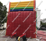 Детский надувной батут-горка "Радужный спуск" 10*5*6 м