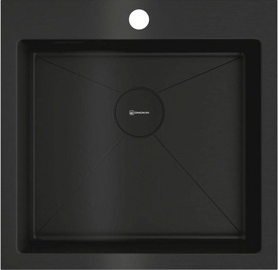 Мойка Akisame 51-GB нерж.сталь/графит(арт.4997013)