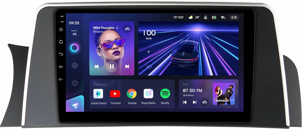 Магнитола для BMW X3 F25 2011-2014 CIC (рамка тип 1) - Teyes CC3L монитор 9" IPS на Android 10, 8-ядер, CarPlay, 4G SIM-слот