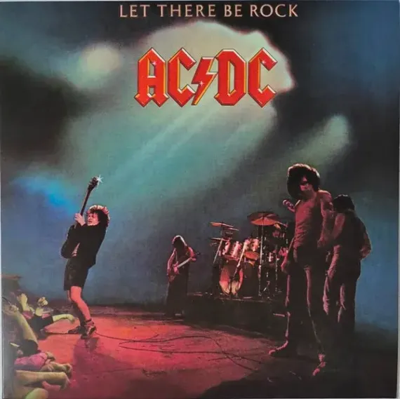 AC/DC – Let There Be Rock Coloured Gold LP