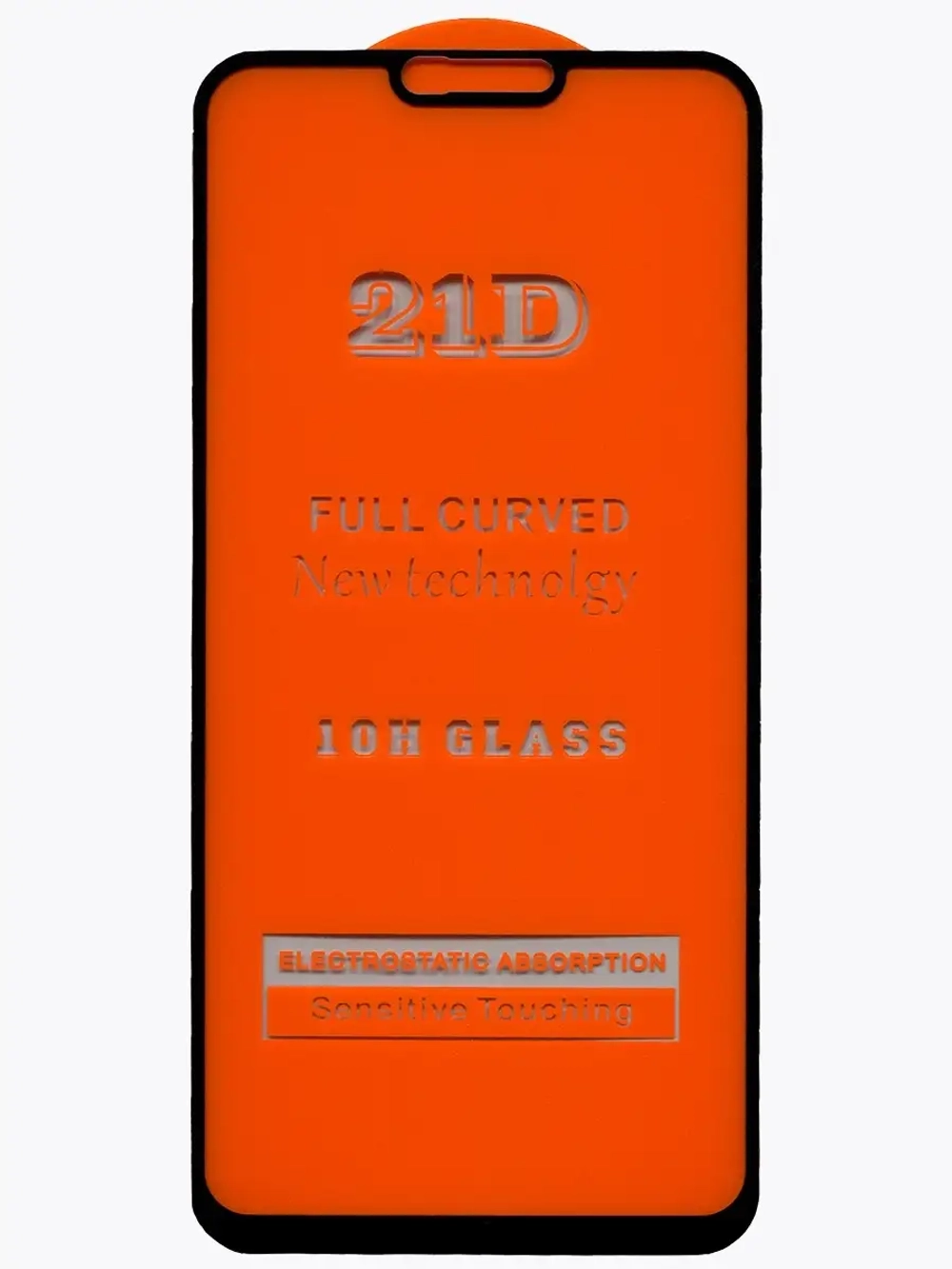 Защитное стекло Glass для Xiaomi Redmi Note 6/ Mi 8 Lite, полный клей 21D, черная рамка