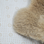 Коврик меховой фактурный 90*120см, полиэстер, коричневый