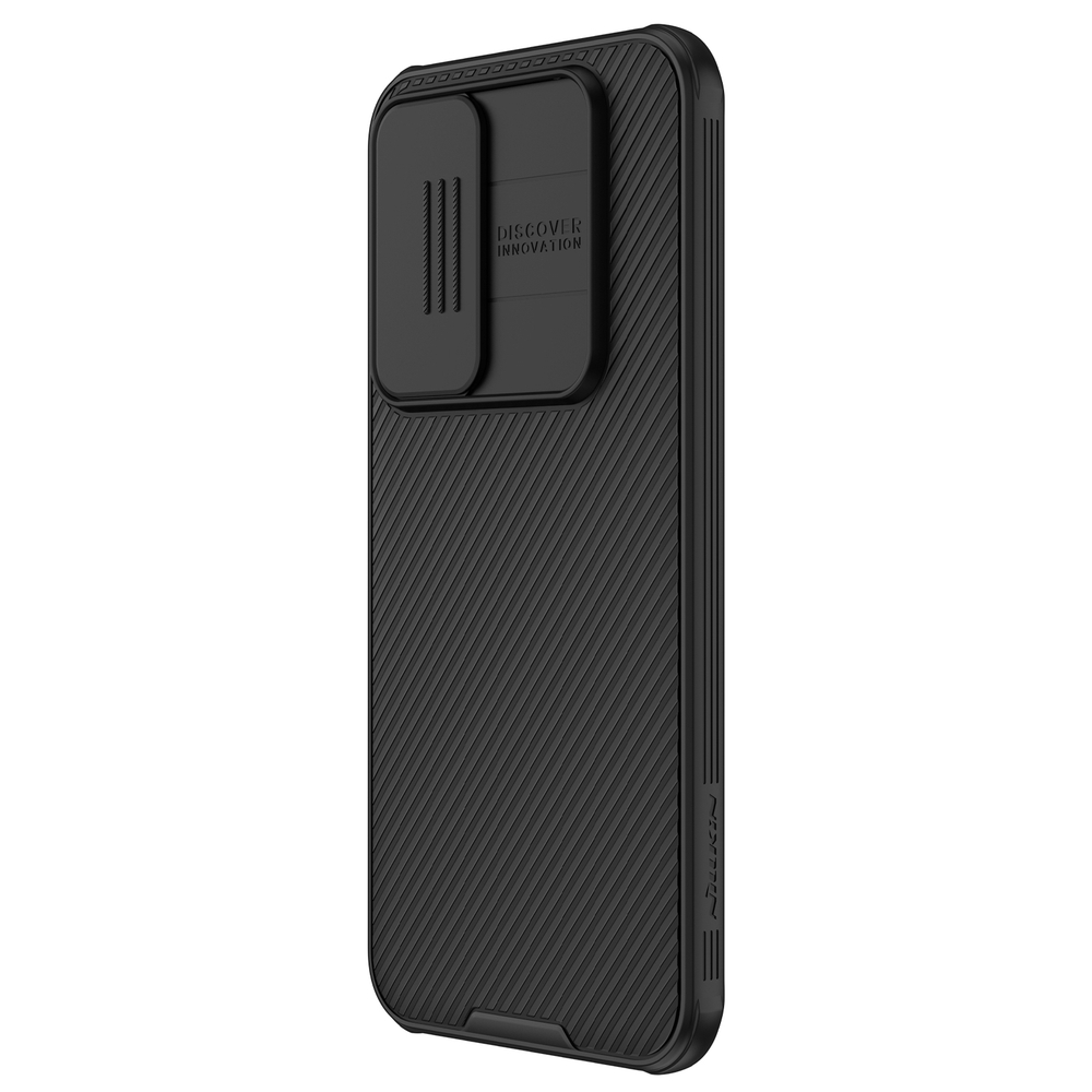 Чехол усиленный с защитной шторкой для камеры от Nillkin на Samsung Galaxy S23 FE, серия CamShield Pro Case