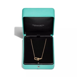 Подвеска из жёлтого золота 18k,Tiffany 💠Hard Wear Small double Link