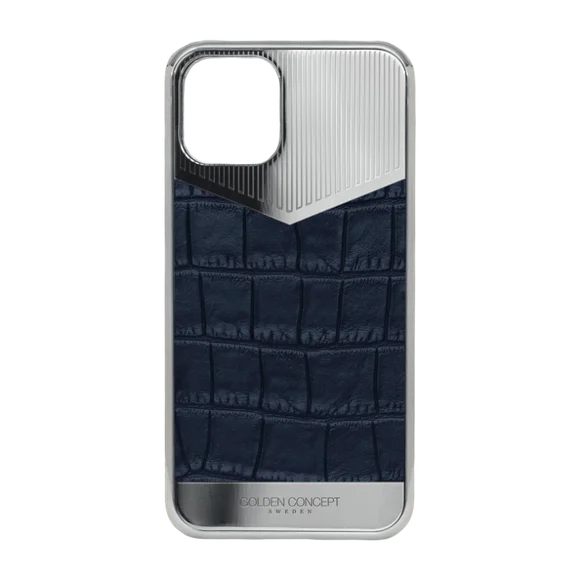 Чехол для iPhone 12 - Тисненная Кожа (Divided Leather Edition)