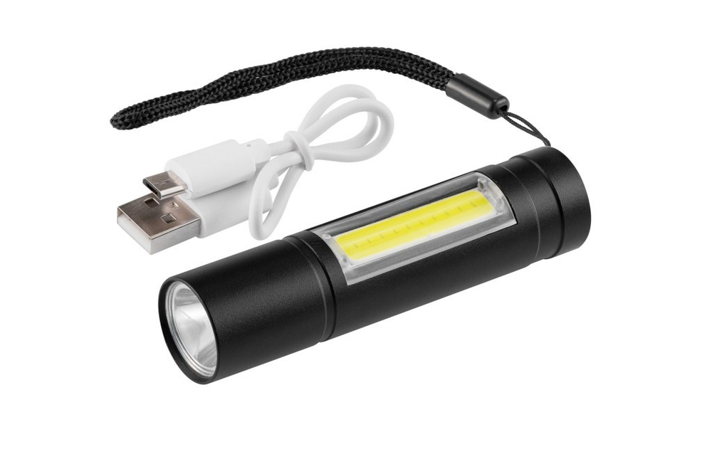 Фонарь компактный аккумуляторный REV 2 в 1 AccuPRO600 USB COB 5 Вт+LED 5 Вт