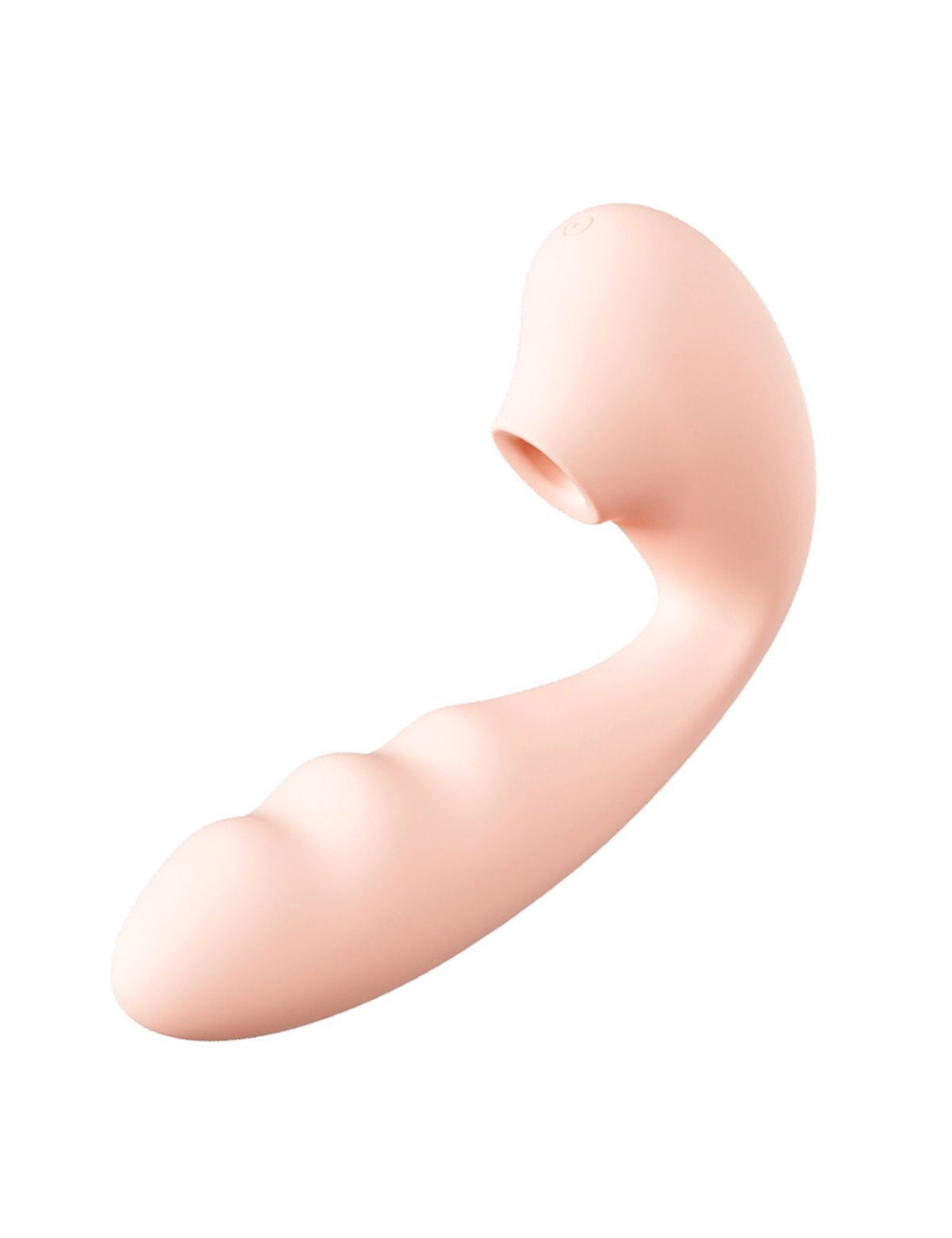 Нежно-розовый вибратор Tara с вакуумной стимуляцией и управлением через приложение