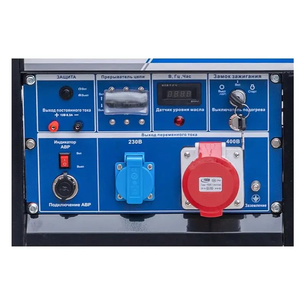 ТСС SDG 6000EH3A дизель генератор с блоком АВР ТСС С 9000/400 077016/190048