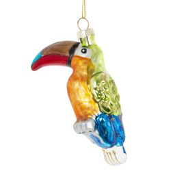 GAEM Украшение новогоднее "Птица Тукан", L7 W4 H12 см
