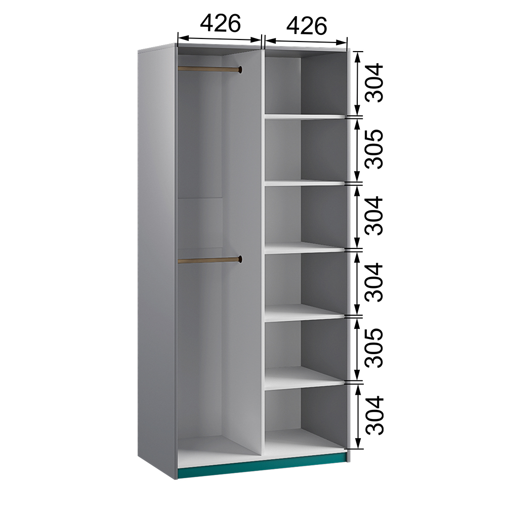 Шкаф для одежды Кэнди КШ-3