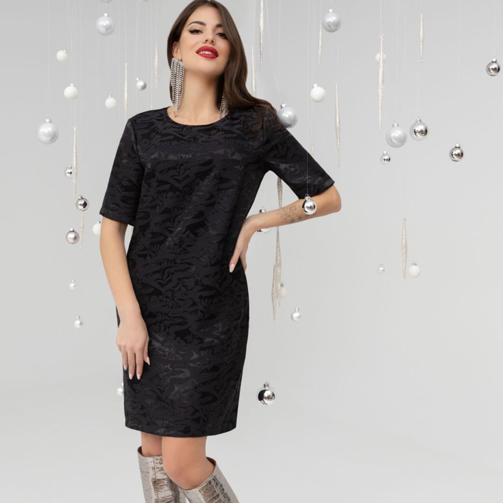 Платье Виртуальные будни (черная ночь) Charutti (Акция)