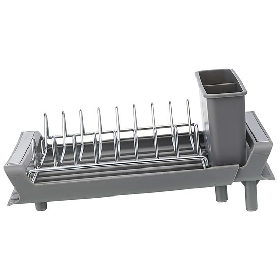 Сушилка для посуды atle раздвижная малая, серая