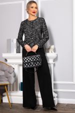 Костюм с брюками Марлин (черный) К14659-10М LT Collection