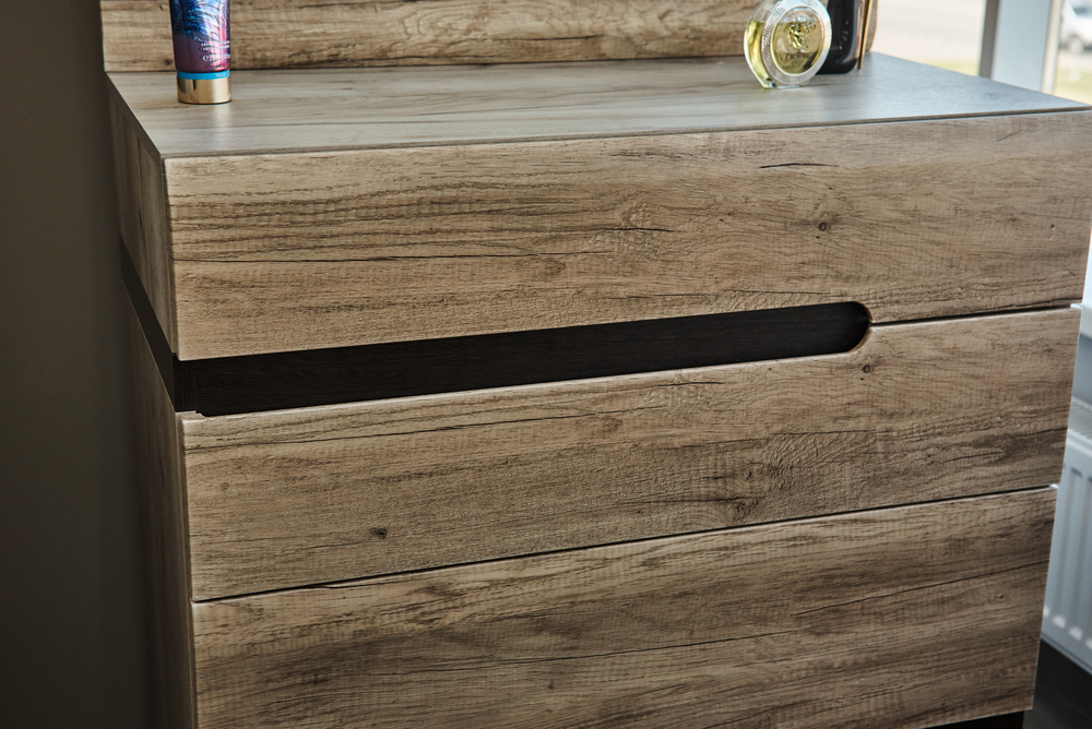 Тумба для обуви Ультра Серый Крафт/Дуб приморский