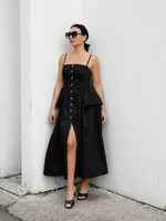 Платье "Черный лебедь" в хлопке