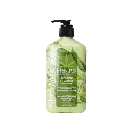 Шампунь Здоровые волосы Чайное дерево и Ромашка 500ml/ Hempz Tea Tree & Chamomile Herbal Shampoo