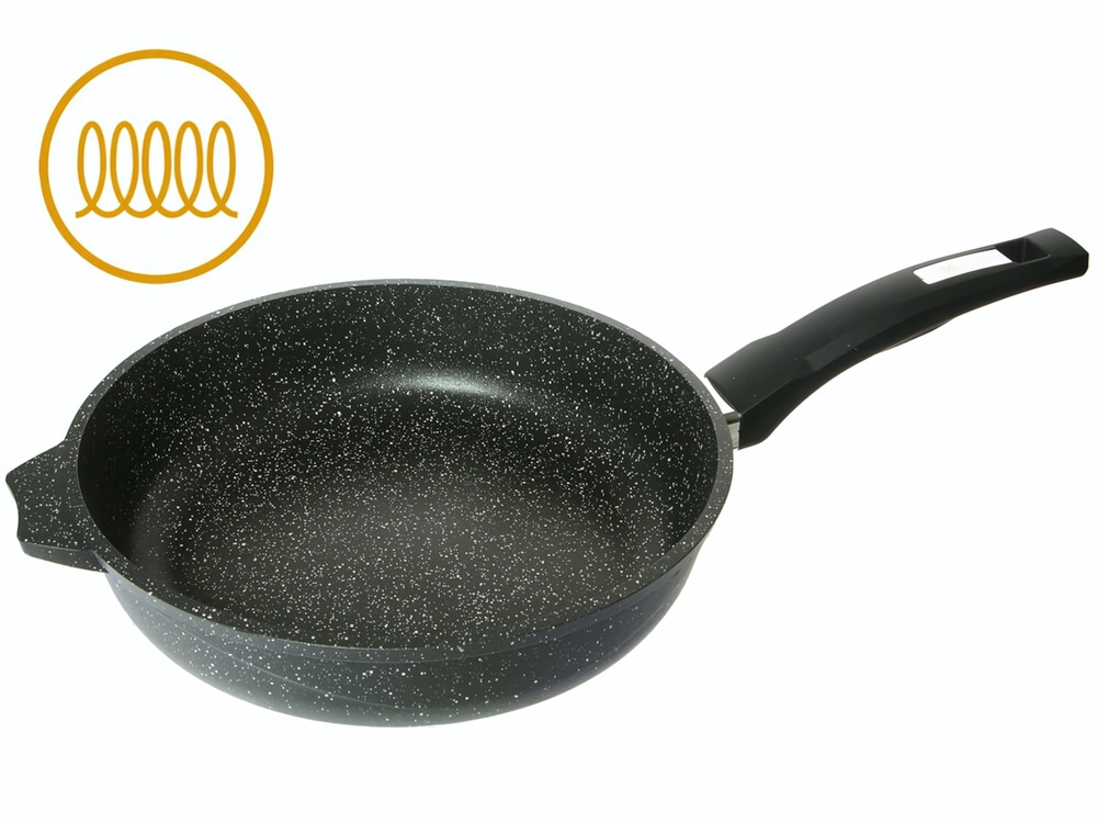 Сковорода 24см Гранит black Induction Pro