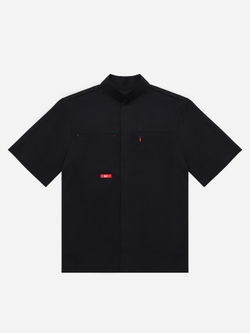 Топ медицинский унисекс Хэритаж, черный