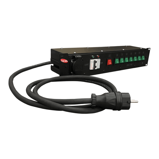 Дистрибьютор питания, рэковый, EDS RSC-708