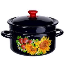 Кастрюля эмалированная Керченский металлургический завод 41815-163-6-у4бос, 5 л