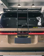Платформа на крышу с лестницой и органайзером для Lexus GX 550 G550h 2024 Лексус багажник на крышу боковая лестница