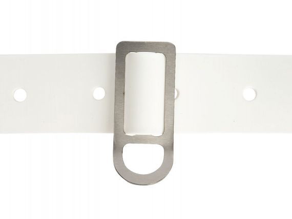 Ремень для грузов марсельский C4 Carbon Marseillaise белый с пластиковой пряжкой