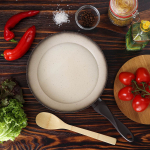 Сковорода алюминий, 28 см, антиприг, Daniks, Ombre, беж-шоколад, FPW-28-SM-AMBR-B, индукц