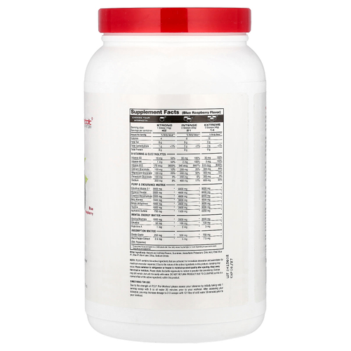 Metabolic Nutrition, PSP, предтренировочный комплекс, голубая малина, 672 г (23,7 унции)