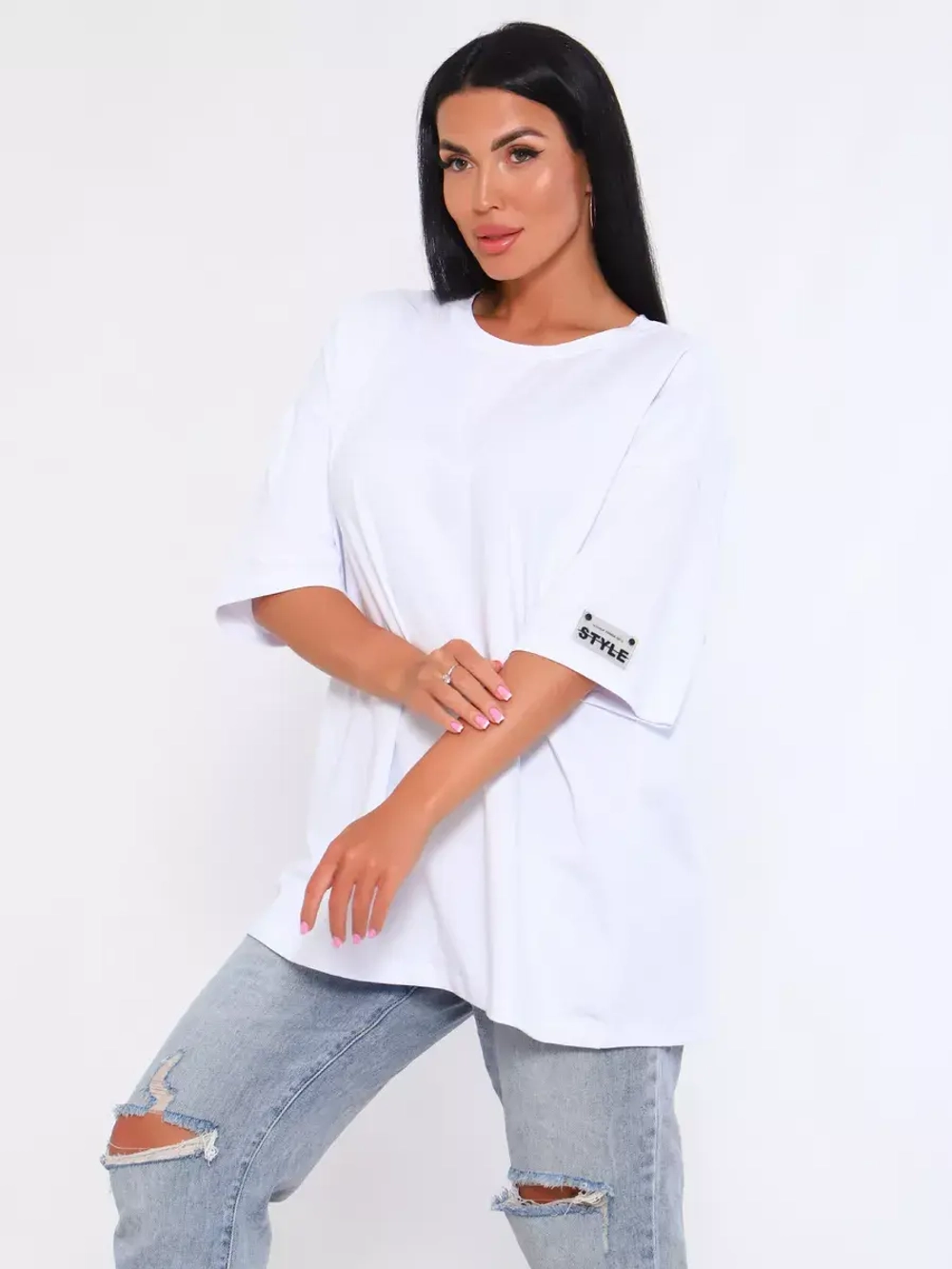 Футболка оверсайз больших размеров