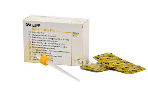 Стекловолоконные штифты RelyX Fiber Post - размер 1, желтые, диаметр 1,3 мм, 1шт 3М