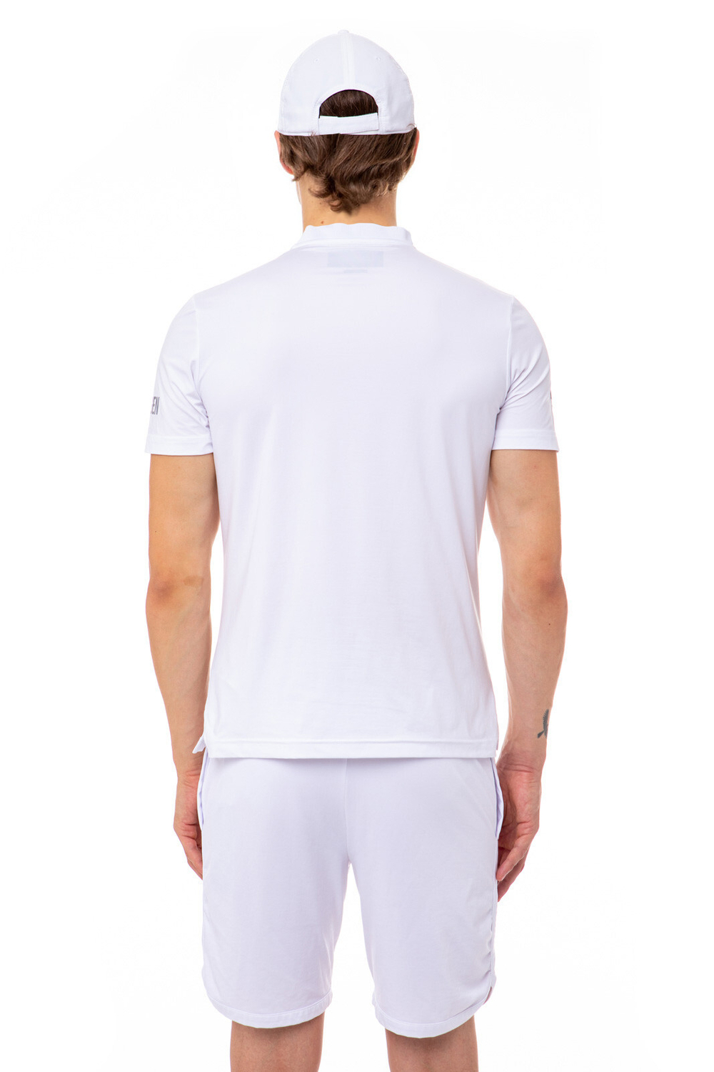 Теннисное поло Hydrogen Tech Serafino Man - white