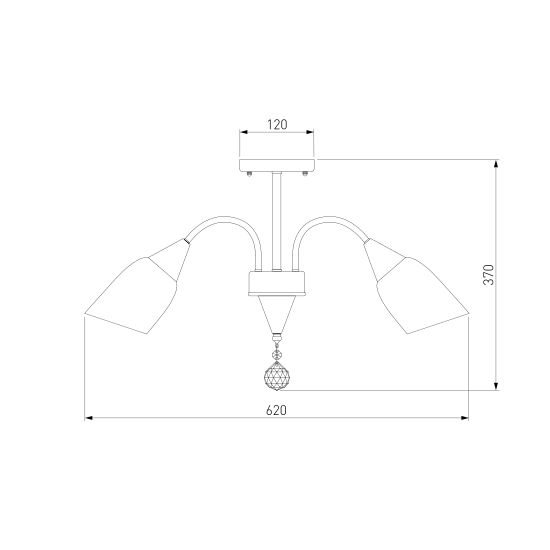 30149/5 / потолочный светильник / золото