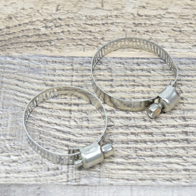 Хомут червячный 2шт 25-40мм нерж