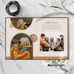 PSD-Шаблон фотокниги "Мрамор"
