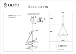 Люстра подвесная Freya FR2012-PL-03-BZ