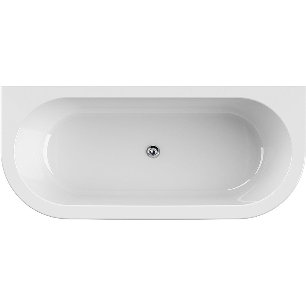 Акриловая ванна Cezares Slim 180x79 SLIM WALL-180-80-60-W37-SET без гидромассажа