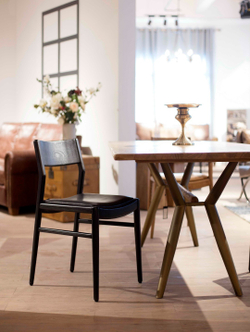 Стол RI010 Brass metal base & Light Grey Ash