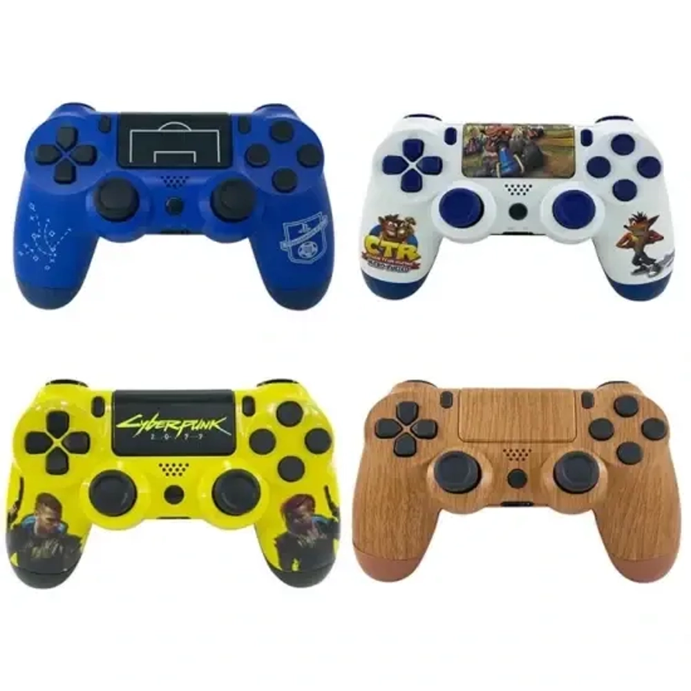 Беспроводной джойстик, геймпад с принтами Супергероев "Sony PS4 Dualshock 4v2" wireless controller 27 цветов (Реплика)