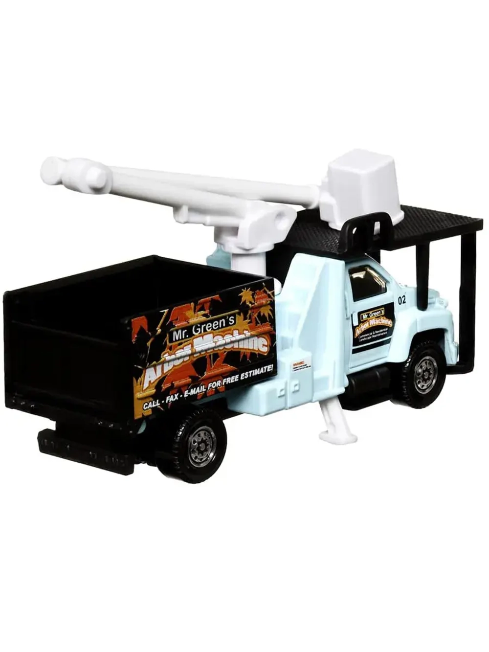 Машинка Хот Вилс Matchbox GMC Topkick Trimming Truck HLN03