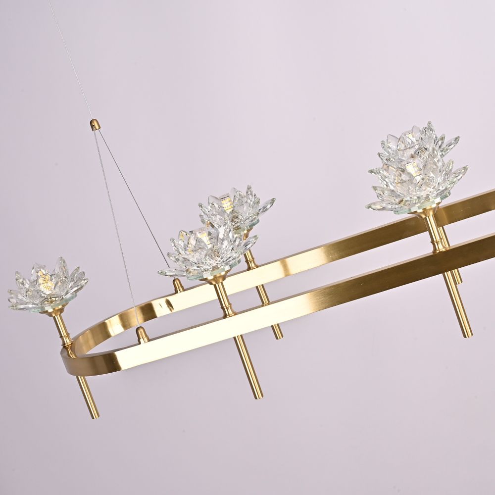 Подвесная Люстра Lotos Long 8 By Imperiumloft