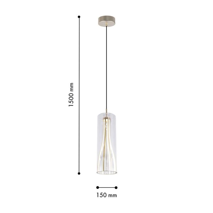 Подвесной светодиодный светильник Favourite Striata 4626-1P