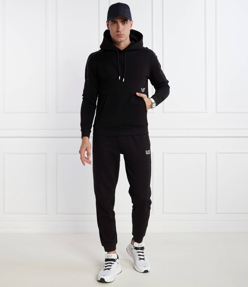 Худи EA7 - черный(3DPM57 PJEQZ)