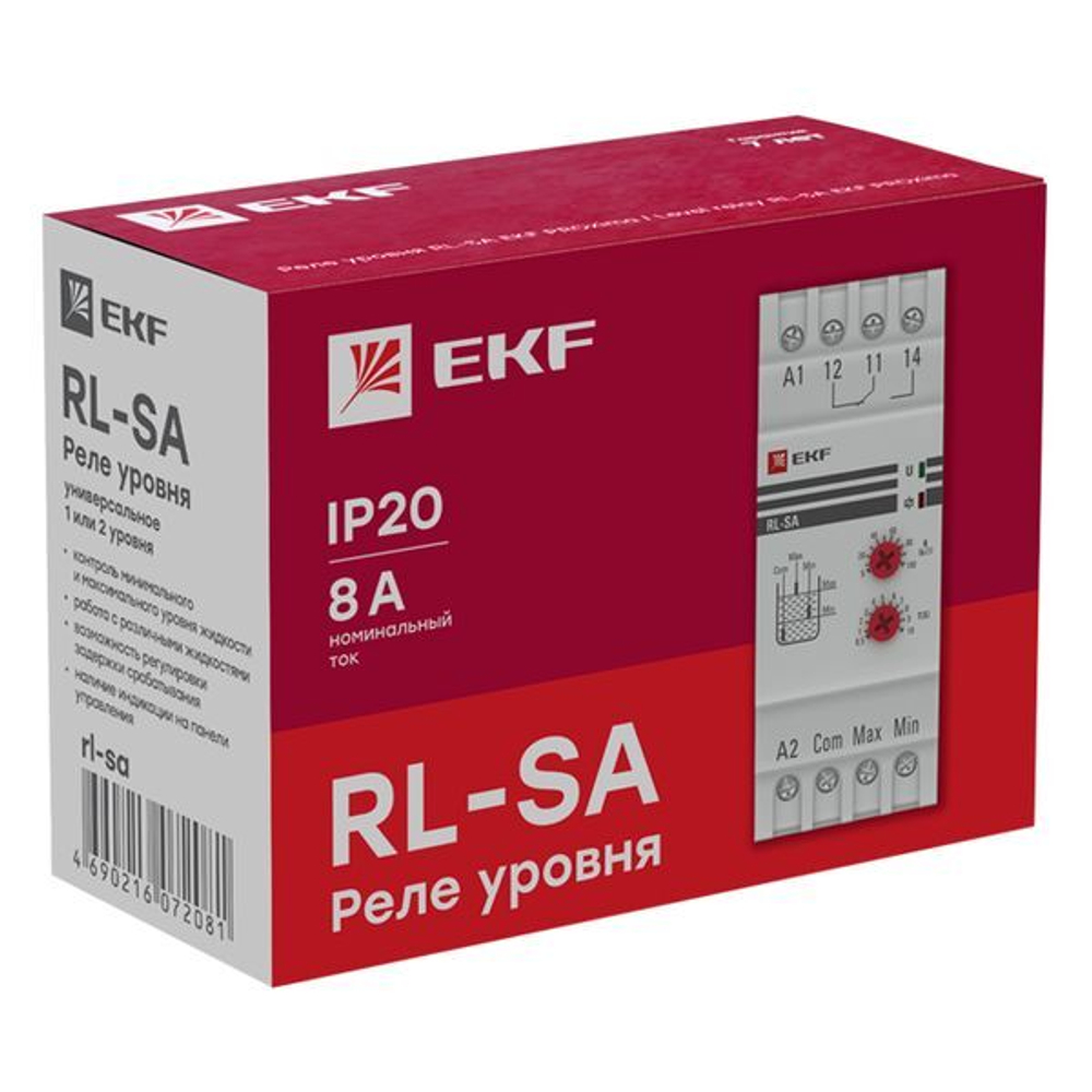 Реле уровня (универсальное 1 или 2 ур,) RL-SA EKF PROxima