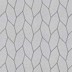 Тротуарная плитка СКОШЕННЫЙ ШЕСТИУГОЛЬНИК - Стандарт Белый