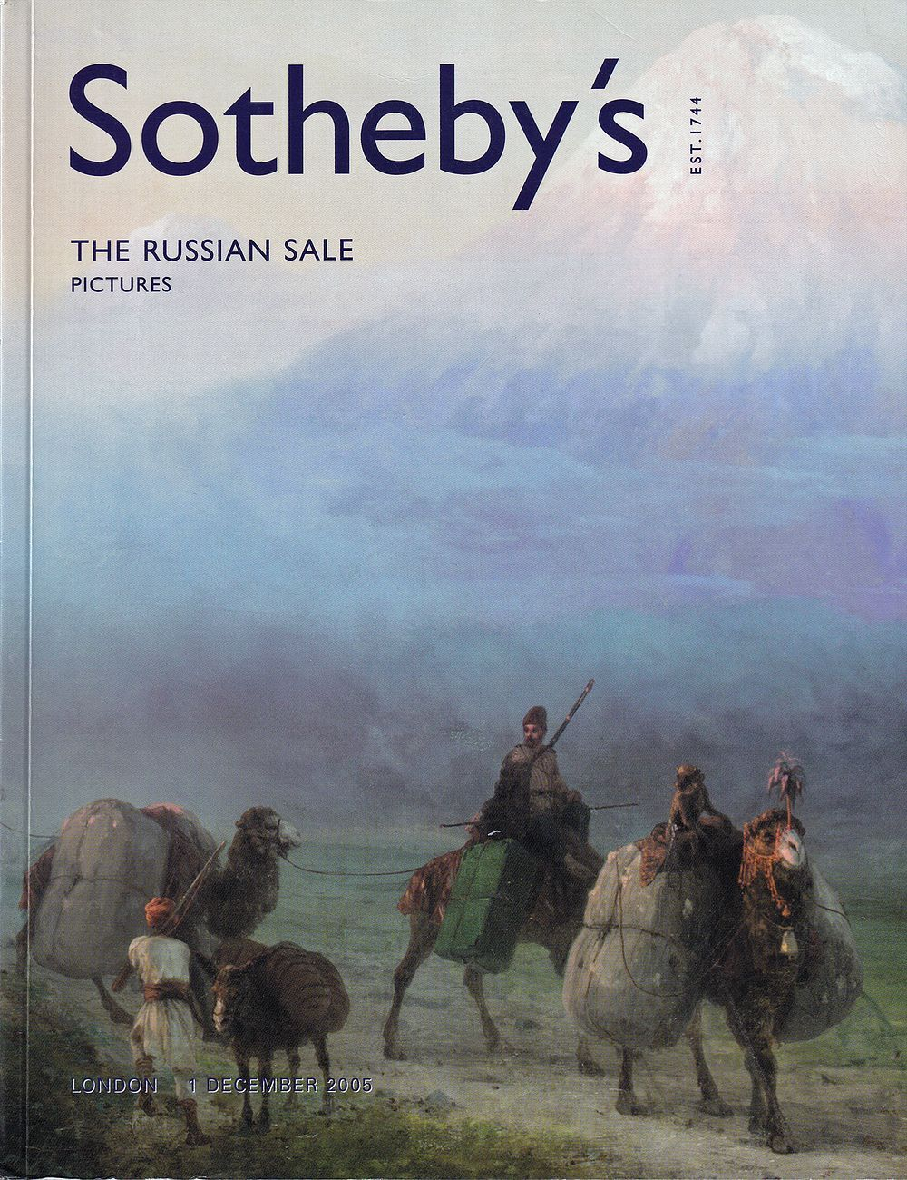 Каталог аукциона Sotheby's, Лондон, Русские торги: Живопись от 1 декабря 2005 года