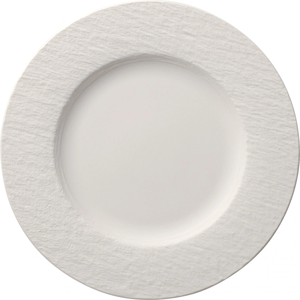 Villeroy & Boch Производство набора тарелок Rock Blanc на 2 персоны. 10-4240-2620 + 10-4240-2536 + 10-4240-2640