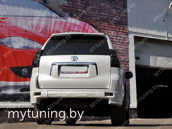 Юбка заднего бампера в стиле JAOS для Toyota Land Cruiser Prado 150