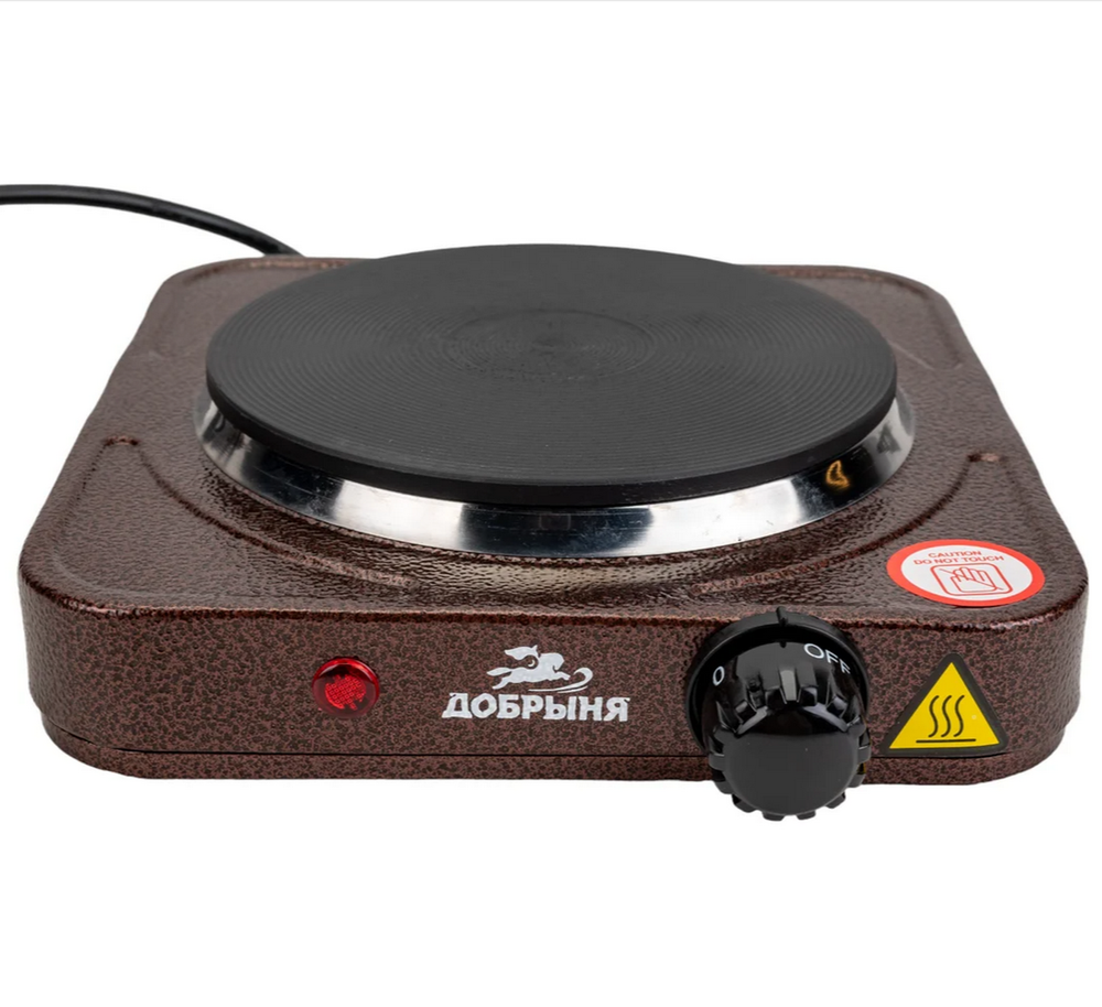Настольная плитка электрическая ДОБРЫНЯ DO-2206 (1-К,диск)