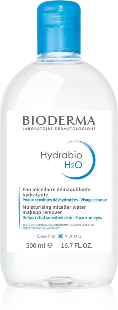 Bioderma очищающая мицеллярная жидкость для обезвоженной кожи Hydrabio H2O